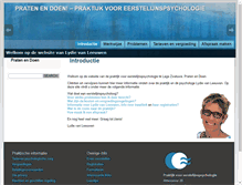 Tablet Screenshot of eerstelijnspsychologe.nl